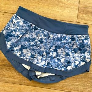 blue lulu shorts- lightly worn- size 8